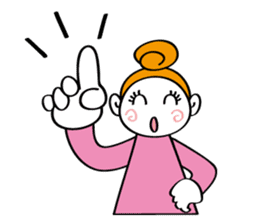 Woman's mind Daily life sticker #2396270