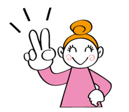 Woman's mind Daily life sticker #2396271