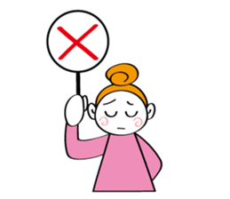 Woman's mind Daily life sticker #2396273