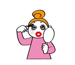 Woman's mind Daily life sticker #2396276