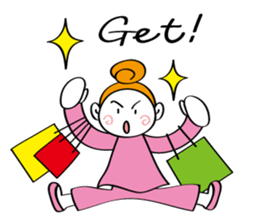 Woman's mind Daily life sticker #2396279