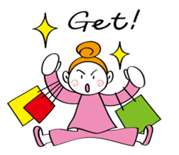 Woman's mind Daily life sticker #2396279