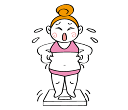 Woman's mind Daily life sticker #2396281