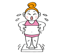 Woman's mind Daily life sticker #2396281