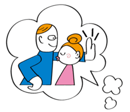 Woman's mind Daily life sticker #2396283