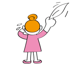 Woman's mind Daily life sticker #2396295