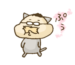 matsu cat sticker #2396954