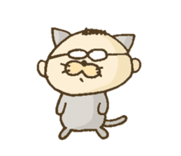 matsu cat sticker #2396961