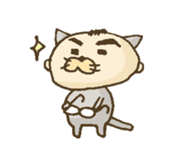 matsu cat sticker #2396972