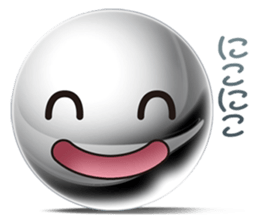 Silver balls (Face Sticker) sticker #2397298