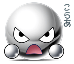 Silver balls (Face Sticker) sticker #2397301