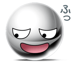 Silver balls (Face Sticker) sticker #2397310