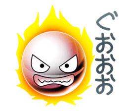 Silver balls (Face Sticker) sticker #2397312