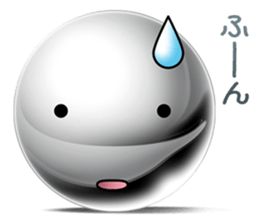 Silver balls (Face Sticker) sticker #2397316