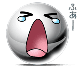 Silver balls (Face Sticker) sticker #2397319