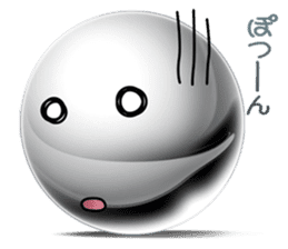 Silver balls (Face Sticker) sticker #2397327