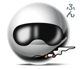 Silver balls (Face Sticker) sticker #2397329