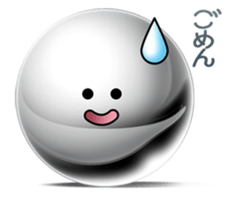 Silver balls (Face Sticker) sticker #2397331