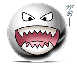 Silver balls (Face Sticker) sticker #2397333