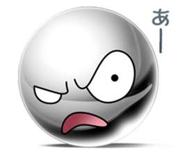 Silver balls (Face Sticker) sticker #2397335