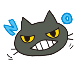 the dark cat sticker #2397538