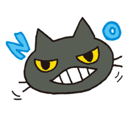 the dark cat sticker #2397538