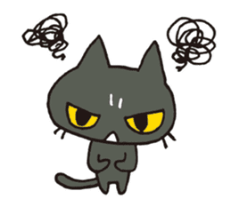 the dark cat sticker #2397543