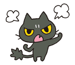 the dark cat sticker #2397548