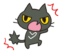 the dark cat sticker #2397562
