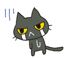 the dark cat sticker #2397569