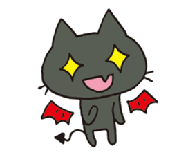 the dark cat sticker #2397575