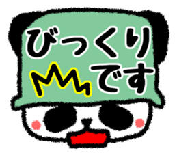 Colorful pot Panda sticker #2397705