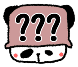 Colorful pot Panda sticker #2397707