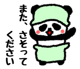 Colorful pot Panda sticker #2397723