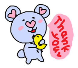 Bears of cute Heart sticker #2398138