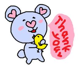Bears of cute Heart sticker #2398138