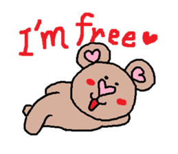 Bears of cute Heart sticker #2398144