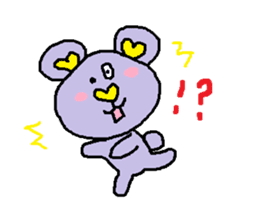 Bears of cute Heart sticker #2398150