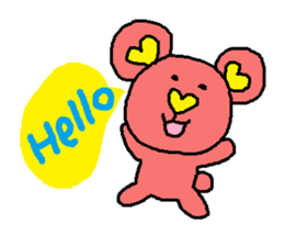 Bears of cute Heart sticker #2398152