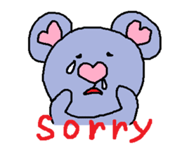 Bears of cute Heart sticker #2398154