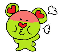 Bears of cute Heart sticker #2398155