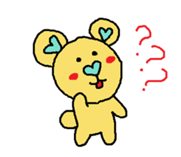 Bears of cute Heart sticker #2398156