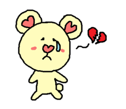 Bears of cute Heart sticker #2398158