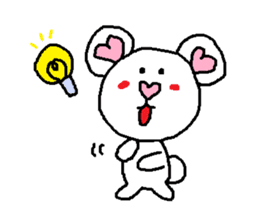 Bears of cute Heart sticker #2398160