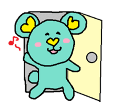 Bears of cute Heart sticker #2398161