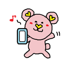 Bears of cute Heart sticker #2398164