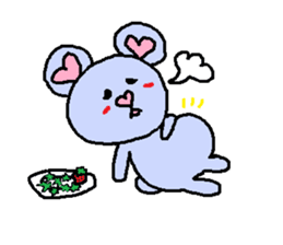 Bears of cute Heart sticker #2398169