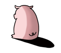 pretty Pig Sticker sticker #2398340