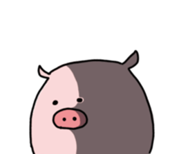 pretty Pig Sticker sticker #2398359