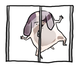 POKONOSUKE-DOG 3 sticker #2398687